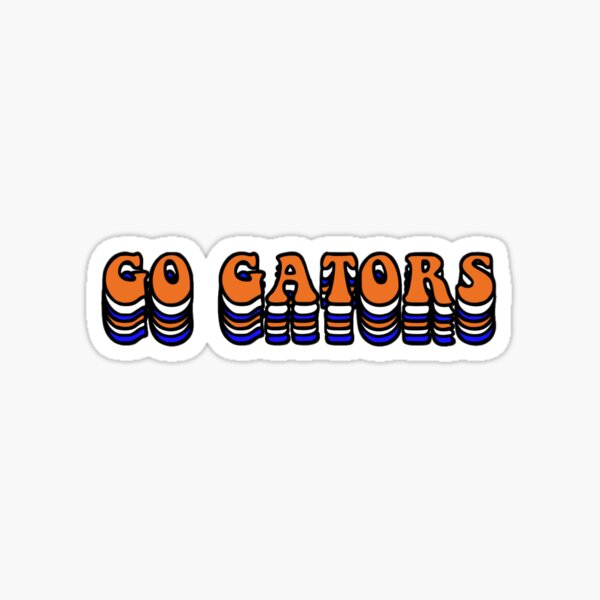GO GATORS Sticker