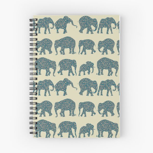 Item preview, Rows of Paisley Elephants on Beige designed and sold by Judy Adamson.