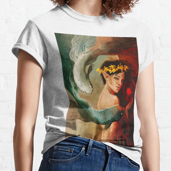 Carte du zodiaque Poissons Merrill T-shirt classique