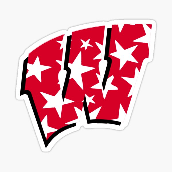 thumbnail image 2 of 2 Nch UW Red W Logo Decal Unversty Of Wsconsn Badgers W | Etsy 2 of 11