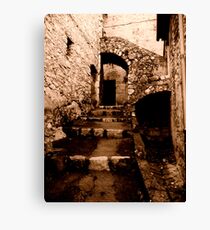 Characteristic Stairs Canvas Print
