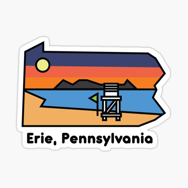 Erie, PA Sticker