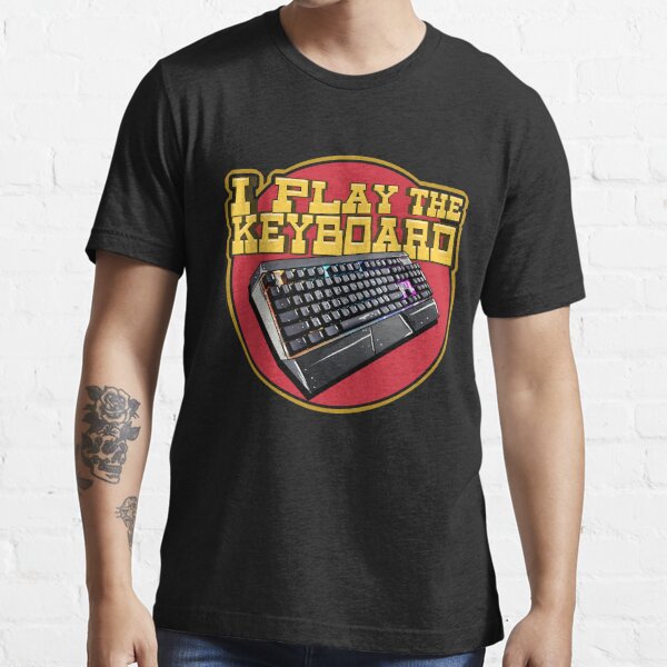 Computer Gaming Keyboard graphic - Funny Gamer Quote design Kids T-Shirt  for Sale by railwayblogger