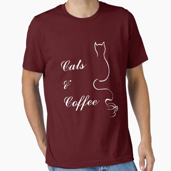 Item preview, Cute Cats and Coffee T-Shirt designed and sold by triharder12.