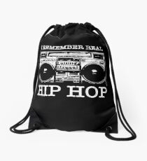 90s Hip Hop Drawstring Bag