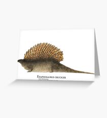 Edaphosaurus Greeting Card