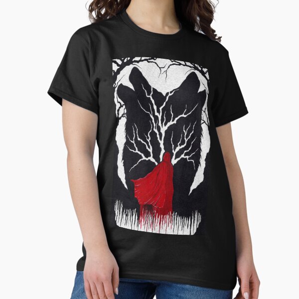 Little Red Ridinghood against the Wolves within Classic T-Shirt