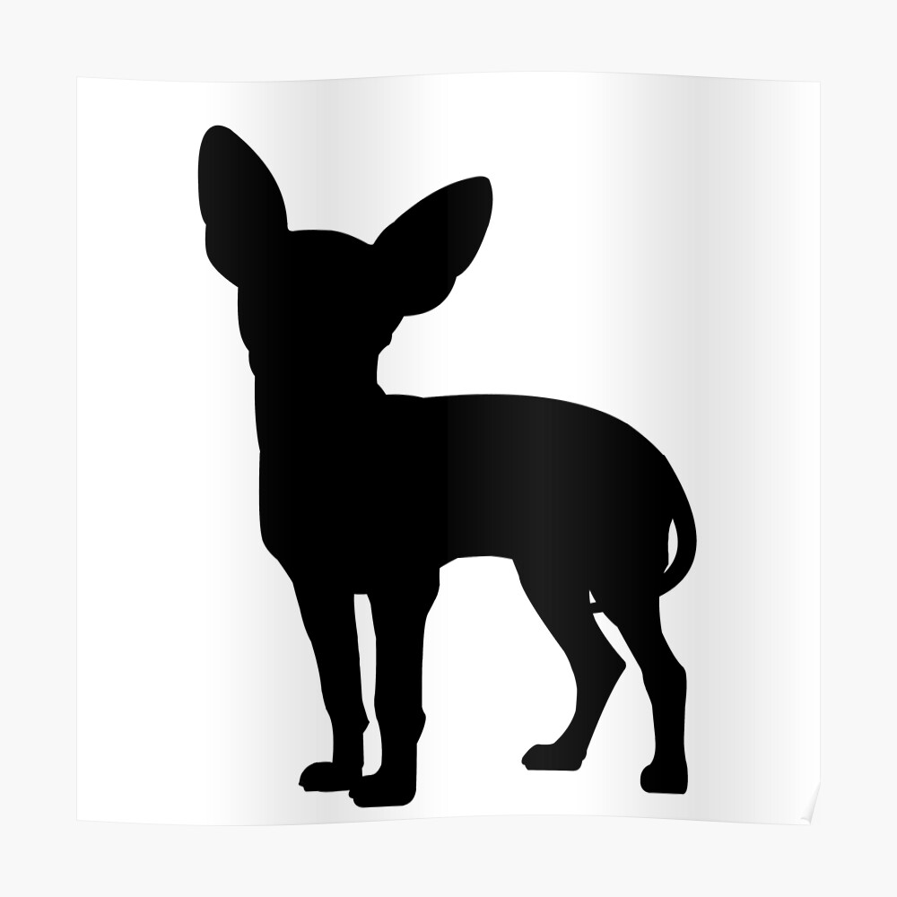Chihuahua Silhouette Sticker Von Missnisa Redbubble