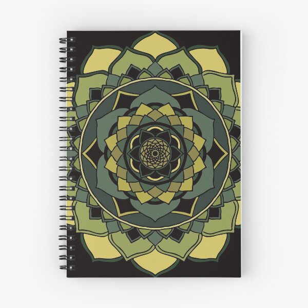 Item preview, Green heart chackra healing mandala designed and sold by Mandala108.