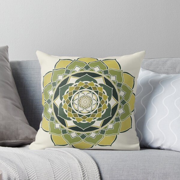 Item preview, Green heart chackra healing mandala designed and sold by Mandala108.