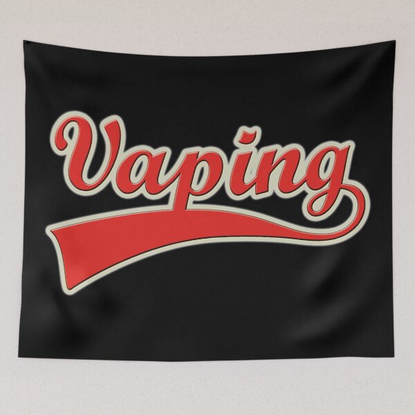Item preview, Vape Design Swoosh Vaping Red designed and sold by 7ate9Dogs.