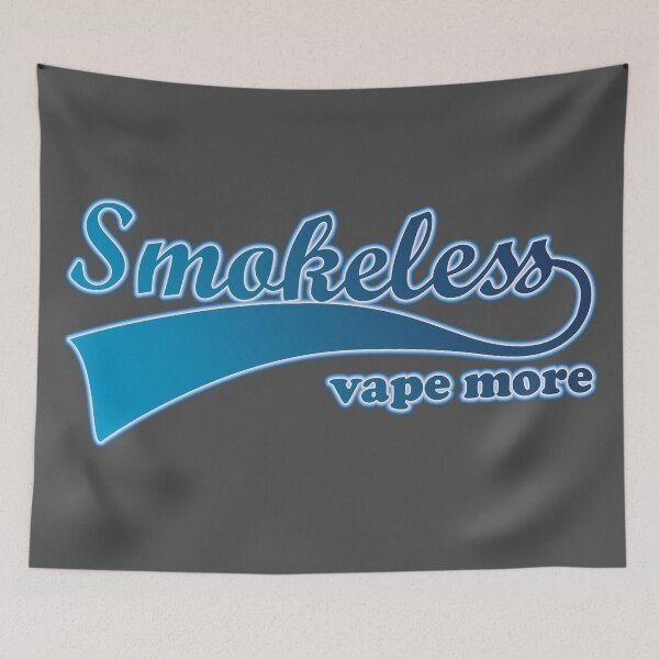 Item preview, Vape Design Swoosh Smokeless Blue designed and sold by 7ate9Dogs.