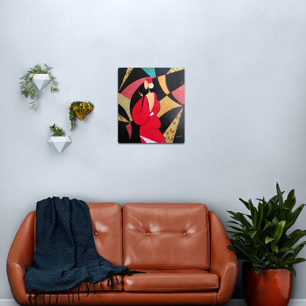Foxy Metal Print