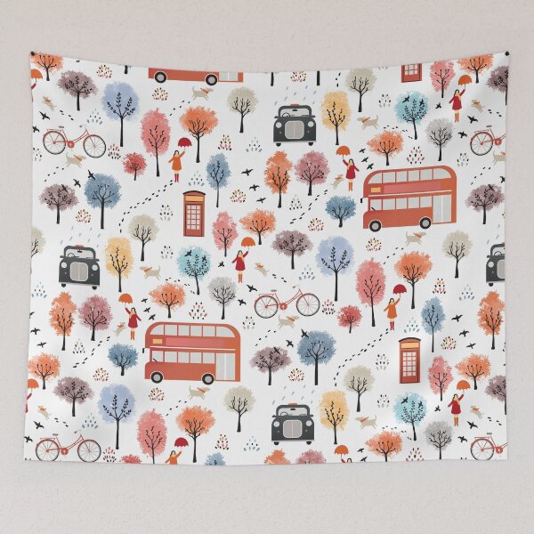 Item preview, London transport with an adult female designed and sold by Elenanaylor.