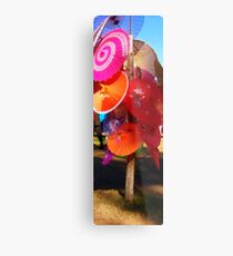 abstract of parasols Metal Print
