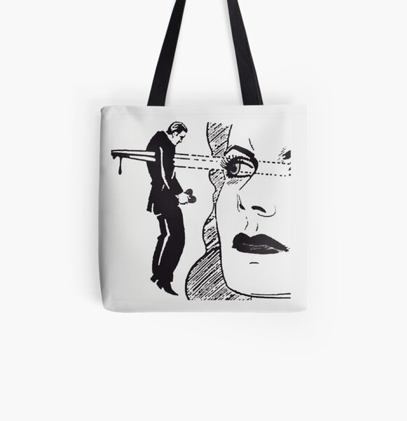 Eyeliner on Point All Over Print Tote Bag