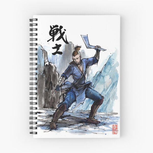 Item preview, Sokka de Avatar Sumi y acuarela con caligrafía designed and sold by Mycks.