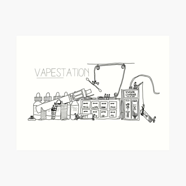 elfbar elfa kaufen Vape Station Drawing