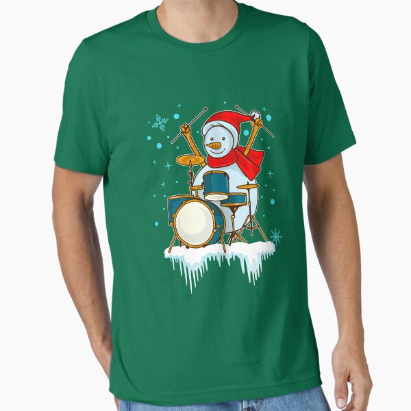 Item preview, Snowman Drummer Christmas designed and sold by frittata.