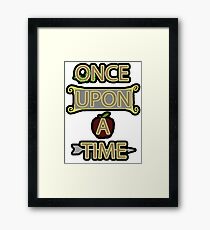 Once Upon A Time Framed Print