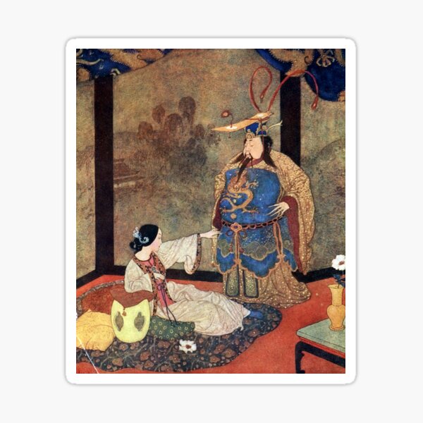 Item preview, Princess Badoura - Arabian Nights - Edmund Dulac designed and sold by forgottenbeauty.