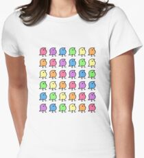 Rainbow Wugs! Women's Fitted T-Shirt