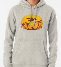 Palm Trees and Sun Pullover Hoodie