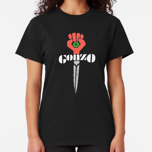 Hunter S Thompson Gonzo Shirt, Sticker, Hoodie, Mask Classic T-Shirt