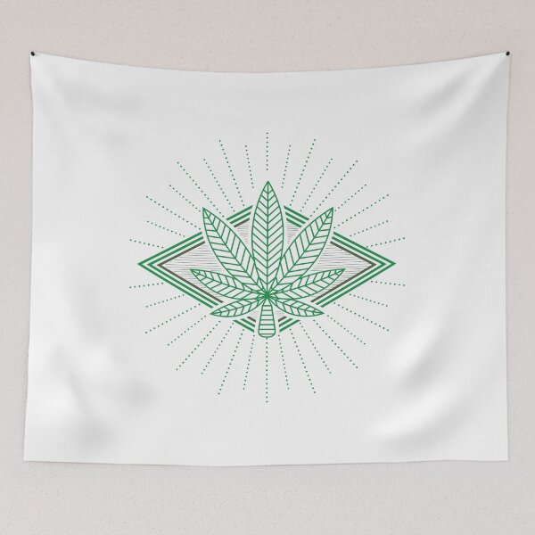 Item preview, Weed Minimal shirt designed and sold by mevvo.