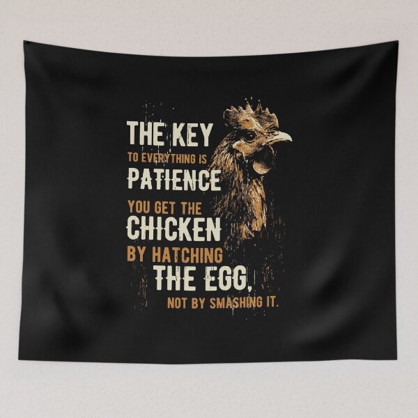 Item preview, The Key To Everything is Patience designed and sold by flipper42.