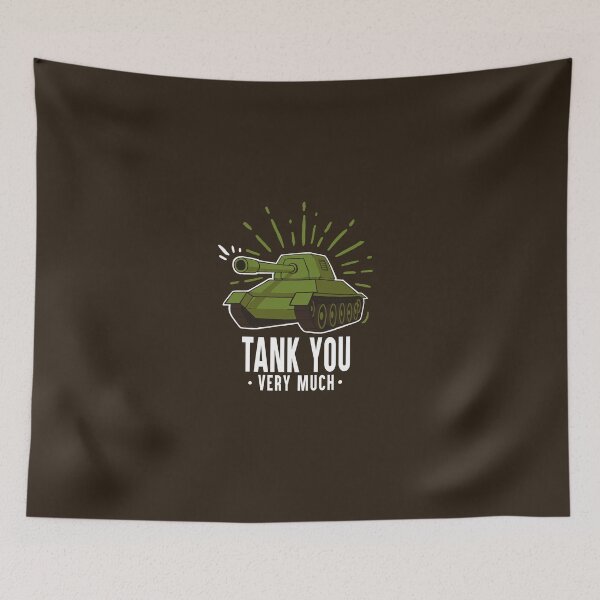 Item preview, Tank You Pun - Funny Joke - Thank You Very Much designed and sold by BlancaVidal.