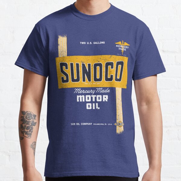 Sunoco Motor Oil Retro Distressed Design Classic T-Shirt