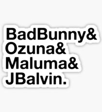Latino Music Artists Sticker