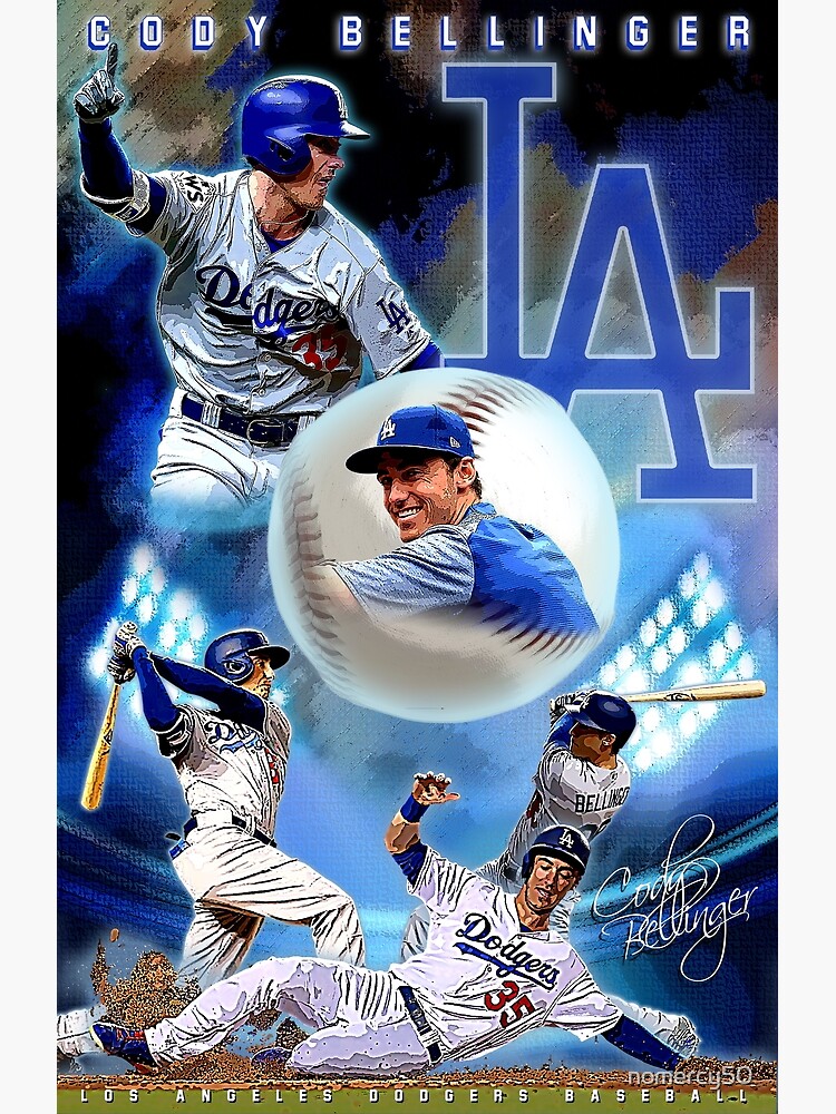 Download L.A. Dodgers Cody Bellinger Digital Art Wallpaper
