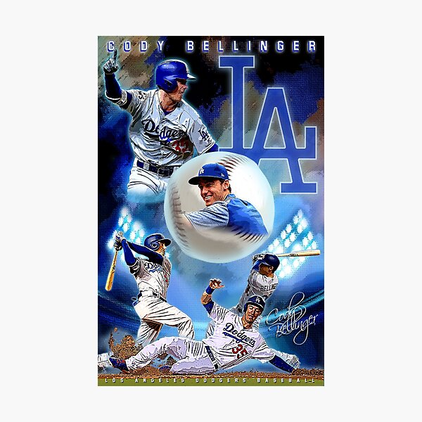 LA Dodgers Lithograph print of Gavin Lux Game Day 11 X 17