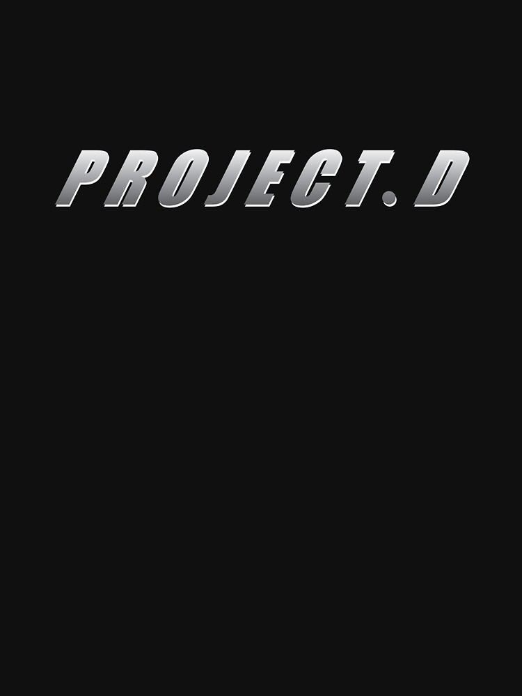 "INITIAL D - PROJECT D (WHITE SHADOW)" T-shirt for Sale by 4DaMoolah ...