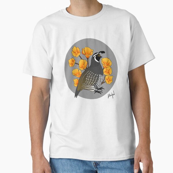 Item preview, California Quail and Poppy designed and sold by jswinford.