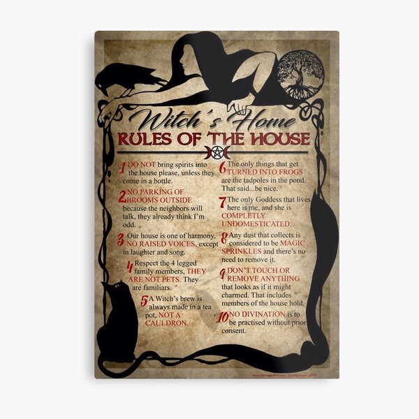 House Rules Wall Art Redbubble