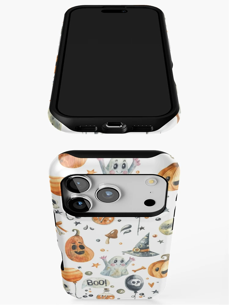Thumbnail 3 of 4, iPhone Case, Halloween pattern pattern designed and sold by PCollection.