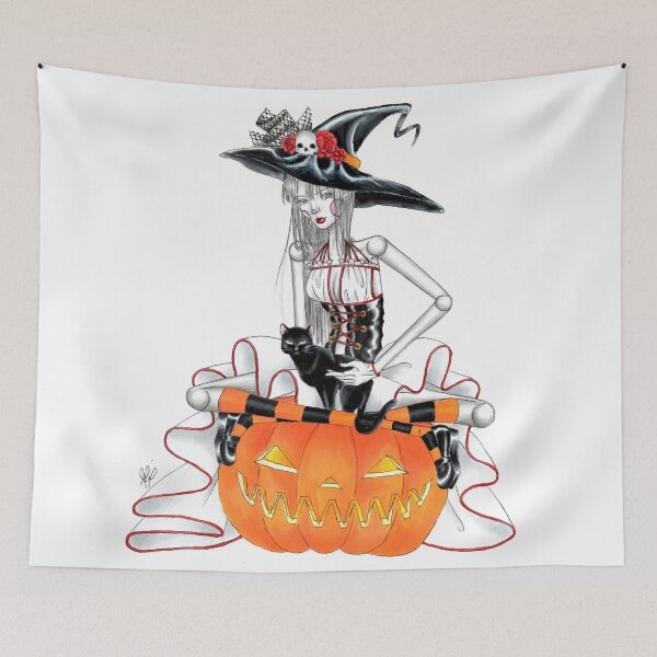 Item preview, Girl on Pumpkin designed and sold by funcontour.