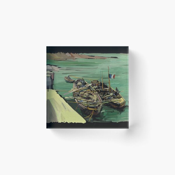 Item preview, 66 - Van Gogh-Les bateaux amarrés designed and sold by OracleArtist.