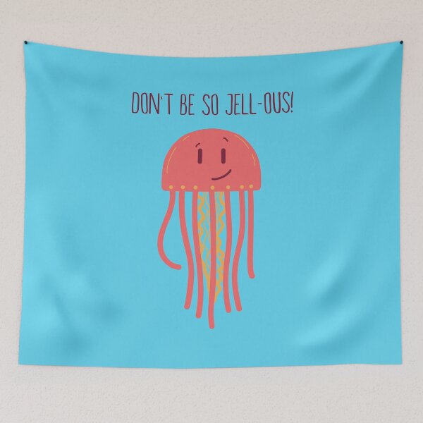 Item preview, Don't Be So Jealous! | cute sassy jellyfish narcissist animal designed and sold by PikachuRox.