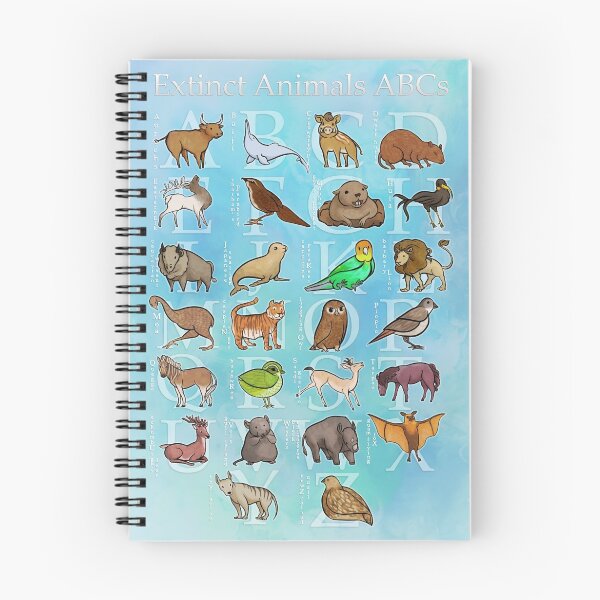 Item preview, Extinct Animals ABCs designed and sold by SqueakySheep.