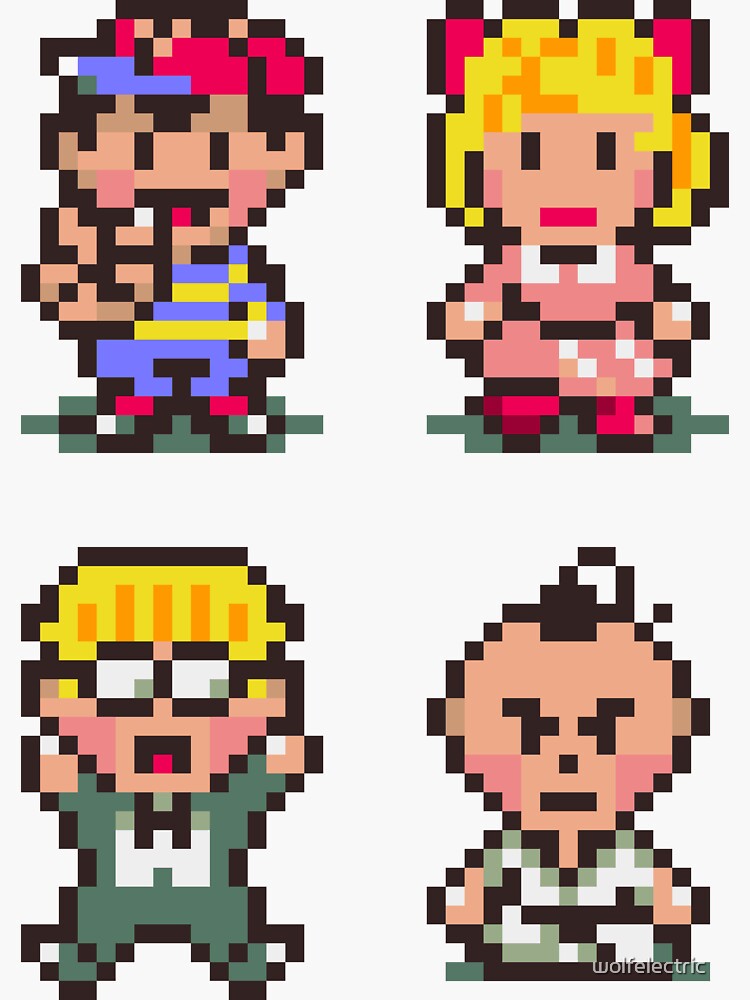 Earthbound Mother 2 ギーグの逆襲 Ness Paula Jeff Poo