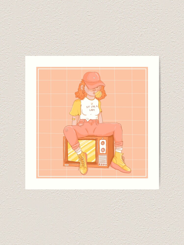 Alternate view of Sit Like A Lady Art Print