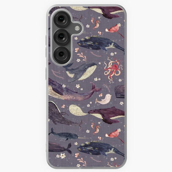 Whale's song lavender Samsung Galaxy Soft Case