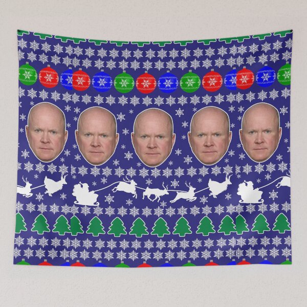 Item preview, Phil Mitchell Steve McFadden Eastenders Ian Beale Ugly Christmas Sweater Xmas Party Jumper Gift Idea designed and sold by lukeyr1.