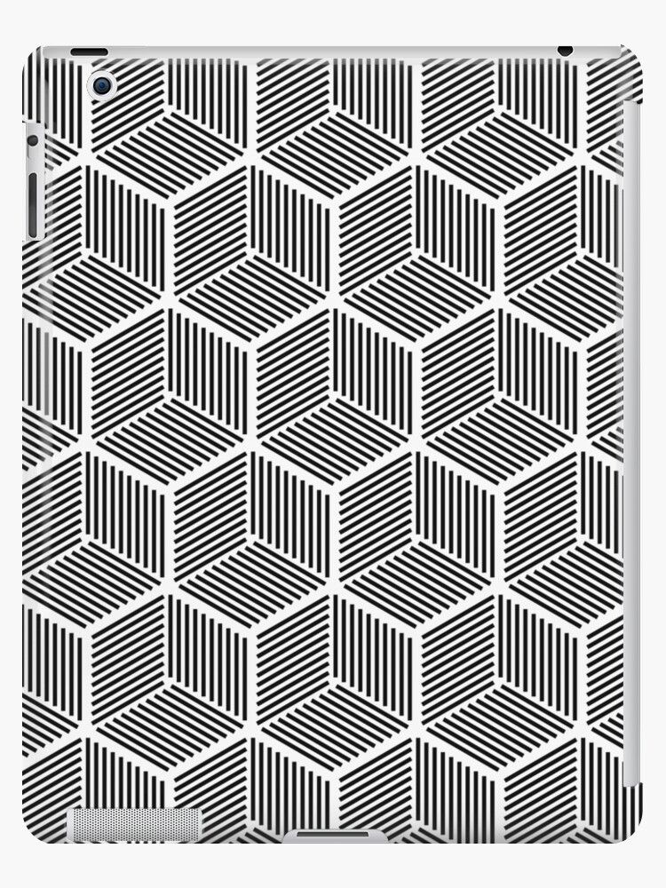 Trippy Optical Illusion 3D Cubes Pattern iPad Case & Skin for Sale by  SayAhh