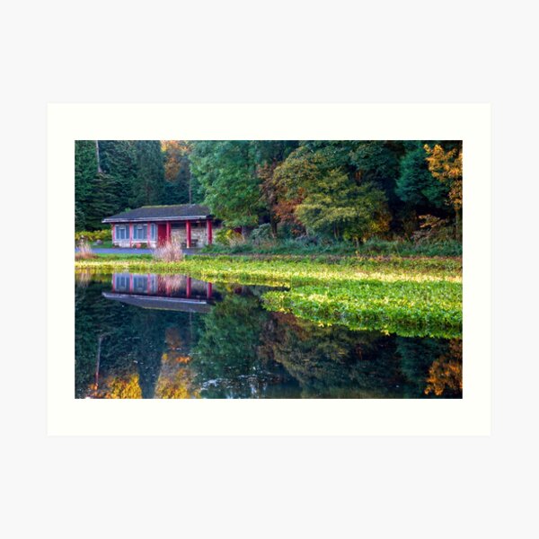Curling Pond Colours Art Print