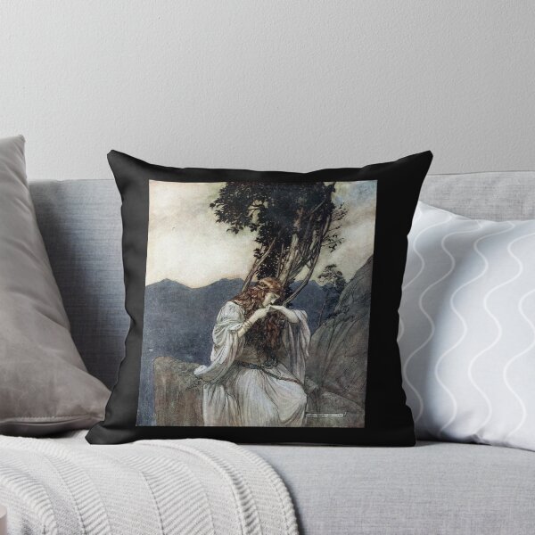 Item preview, Twilight of the Gods - Brünnhilde kisses the Ring (Rackham) designed and sold by ArtHistorical.